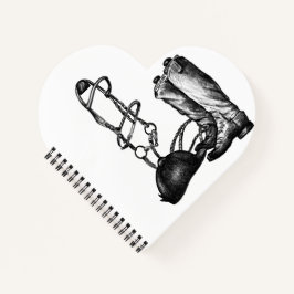 Equestrian Spiral Notebook Unlined Sketchbook 