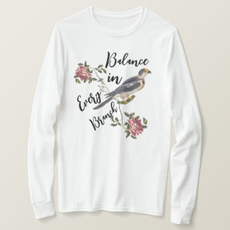 Equilíbrio em Cada Galho – Camiseta Feminina com D