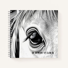 Equine Gaze  - Spiral Sketch Book