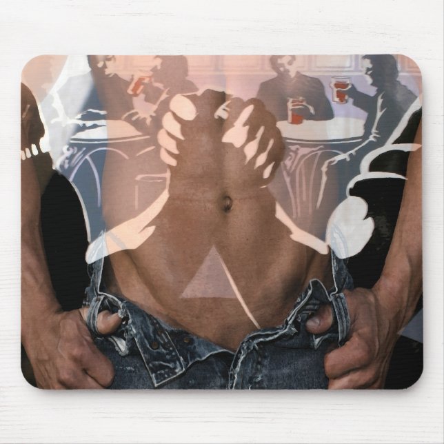 Equipa a noite para fora Mousepad (Frente)