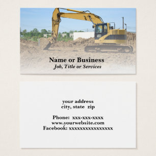 equipamento de construção de backhoe