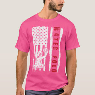 Equipe Americana de Polo Aquático Usa Bandeira Ame
