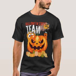 Equipe da Rua Halloween Boo Engraçado e T-Shirt Bo