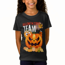 Equipe da Rua Halloween Boo Engraçado e T-Shirt Bo