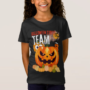 Equipe da Rua Halloween Boo Engraçado e T-Shirt Bo