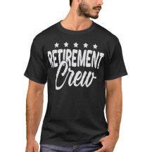 Equipe de Aposentadoria para Homens Camisa engraça