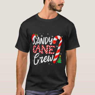 Equipe de Bastão de Doces Camisas de Natal Engraça