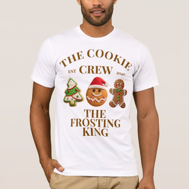 Equipe de Biscoitos Personalizados Camiseta de Nat (Frente)