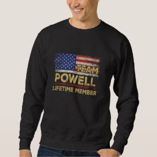 Equipe de Camisa do Sobrenome Powell Membro do Tem