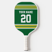 Equipe de cores DIY Jersey Stripes amarelo verde S