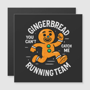 Equipe de corrida de biscoito de gengibre