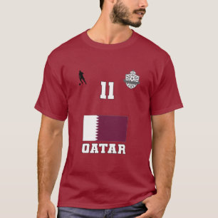 Equipe de futebol do Qatar nº 11 T-Shirt