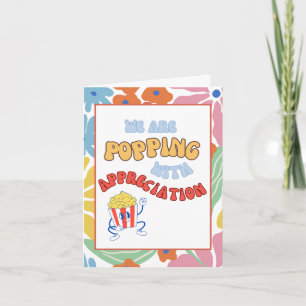 Equipe de negócios divertida Cartões de agradecime