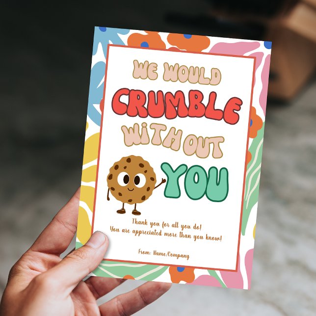 Equipe de negócios divertida Cartões de agradecime (Fun Business Team Employee Staff Thank You Card)