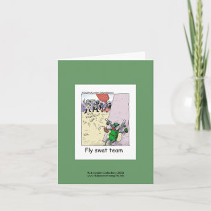 Equipe De Swap De Caricatura Da Polícia Num Cartão