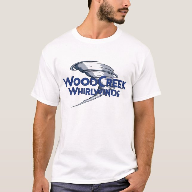 Equipe de vento de Woodcreek Chris T-Shirt (Frente)