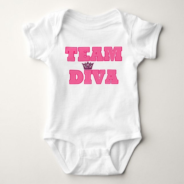 Equipe Diva Baby T-shirt (Frente)