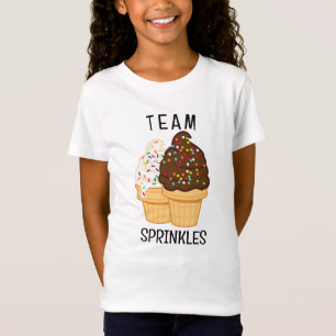 Equipe engraçada borrifa Sorvete Kids T-Shirt Desi