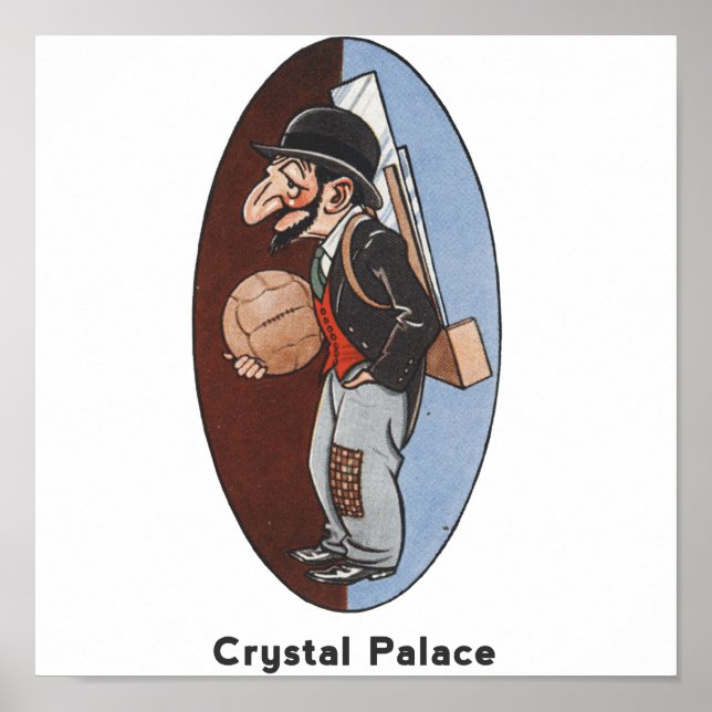 Equipe inglesa de futebol - Poster Crystal Palace (Frente)