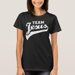 Equipe Jesus Membro da vida camiseta engraçada Chr