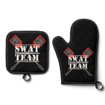Equipe SWAT Oven Mitt e Potes