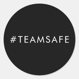 Equipe Vax Pro Vacina Adesivo Preto Design