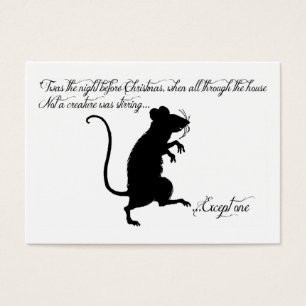 "Era a noite antes do Natal, com a etiqueta do pre