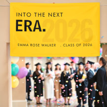 Era Moderna Grad 2026 Banner Tipografia Amarela