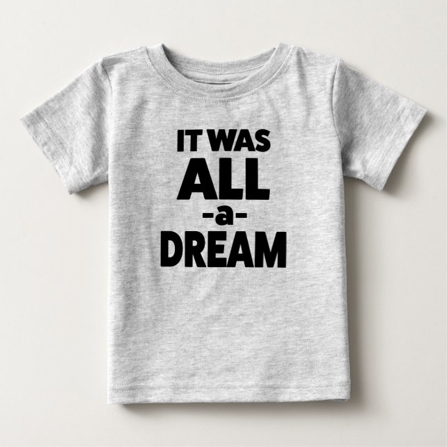 Era tudo uma camisa engraçada do bebê (Frente)