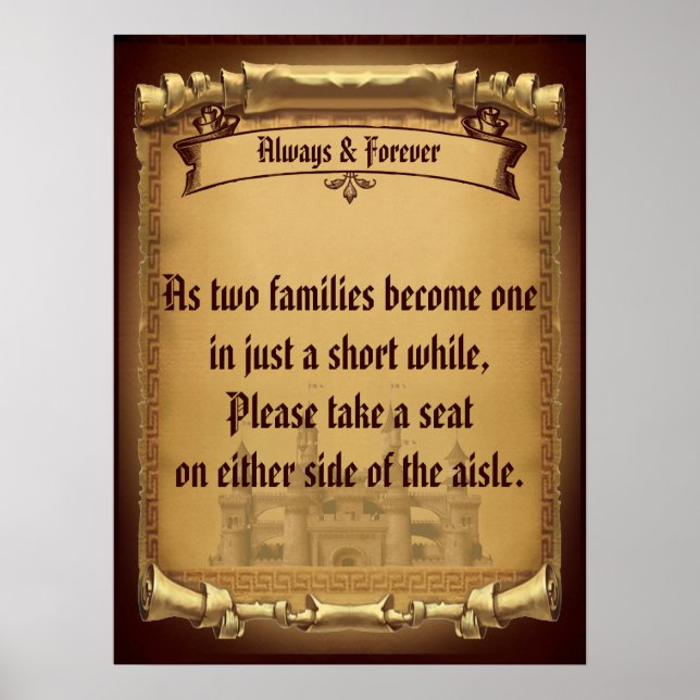 Era uma vez Casando Aisle Poster (Frente)