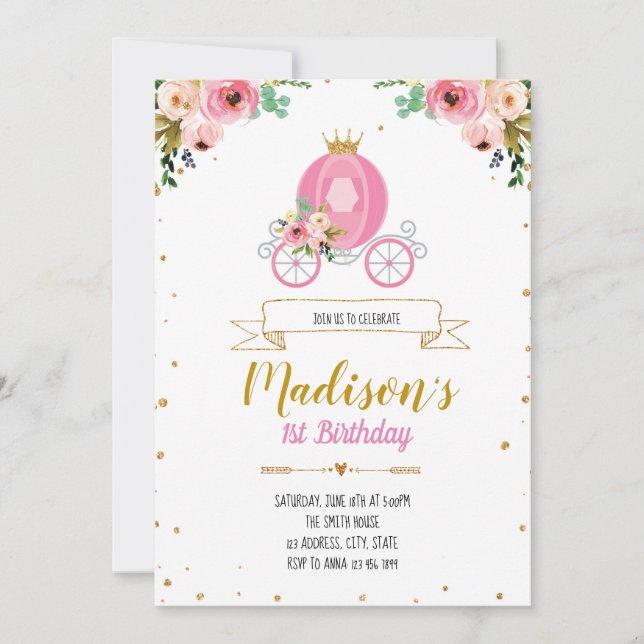 Era uma vez convite de palavra (Frente)