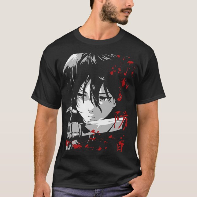 Eren vs Armado Titã T-Shirt (Frente)