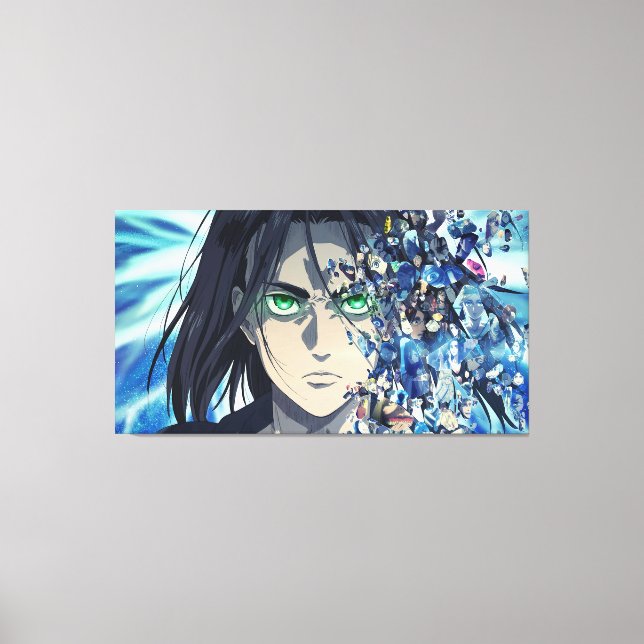 Eren Yeager Canvas Print (Frente)