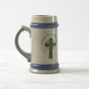 Erin vai caneca de cerveja celta da cerveja de