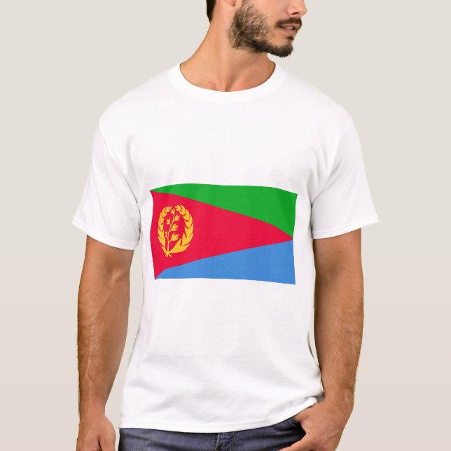 Eritreia Flag T-Shirt (Frente)