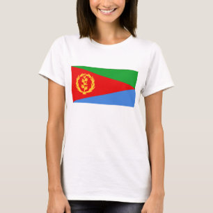 Eritreia Flag x Map T-Shirt