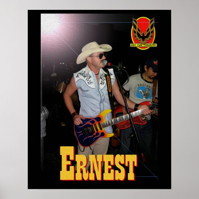Ernest Hot Tub Poster (Frente)