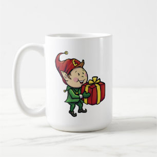 Ernie a caneca do Natal do duende