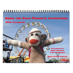 Ernie The Sock Monkey's Adventures - Calendário 2