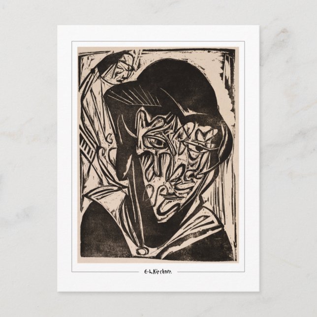 Ernst Ludwig Kirchner #149 - Cartão Postal de Arte (Frente)