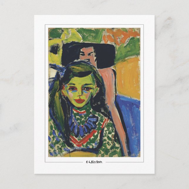 Ernst Ludwig Kirchner #14 - Cartão Postal de Arte  (Frente)