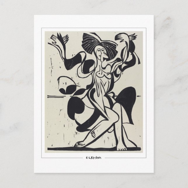 Ernst Ludwig Kirchner #478-2 - Cartão Postal de Ar (Frente)