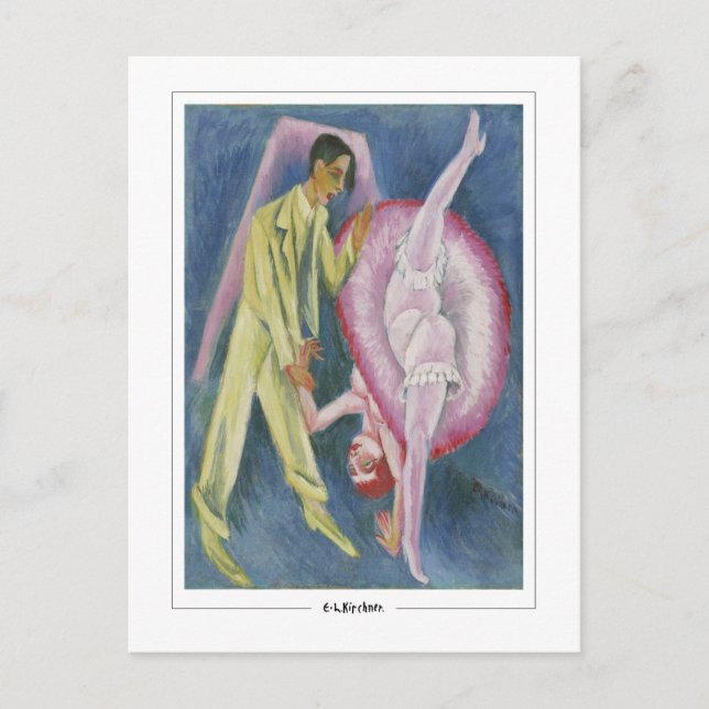 Ernst Ludwig Kirchner #500-2 - Cartão postal de ar (Frente)