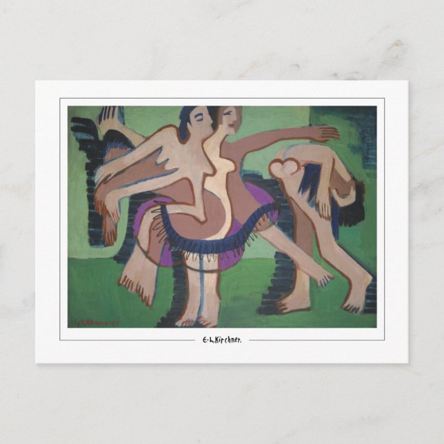 Ernst Ludwig Kirchner #537-2 - Cartão postal de ar (Frente)