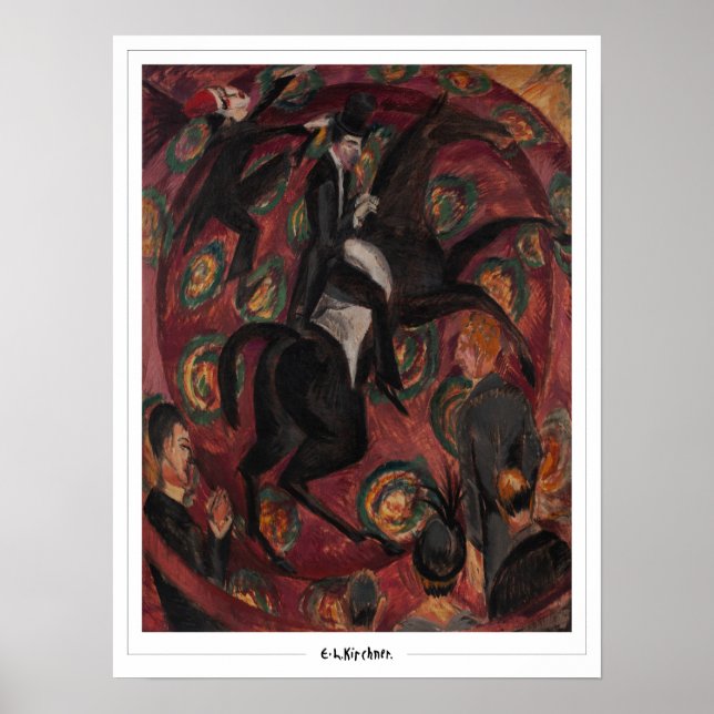 Ernst Ludwig Kirchner Zedign Art Poster #299 (Frente)