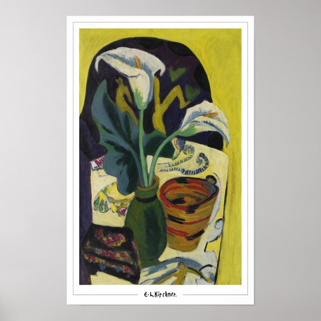Ernst Ludwig Kirchner Zedign Art Poster #505-2 (Frente)
