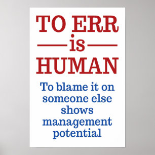 "Errar é humano" poster 5