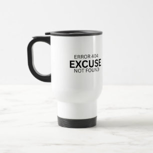 Erro 404: Desculpa Não Encontrada Caneca de Viagem