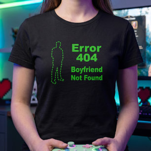 Erro 440 - Camiseta Namorado Não Encontrado