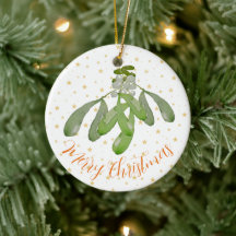 Erro de Aquarela Original do enfeites de natal